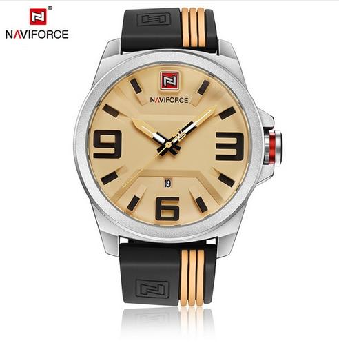 Waterproof male quartz watch NAVIFORCE 9098