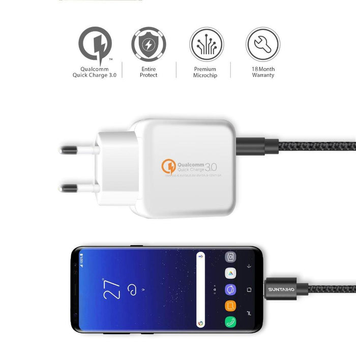 Smart adapter Qualcomm Quick Charge 3.0 USB 5V / 3.1A