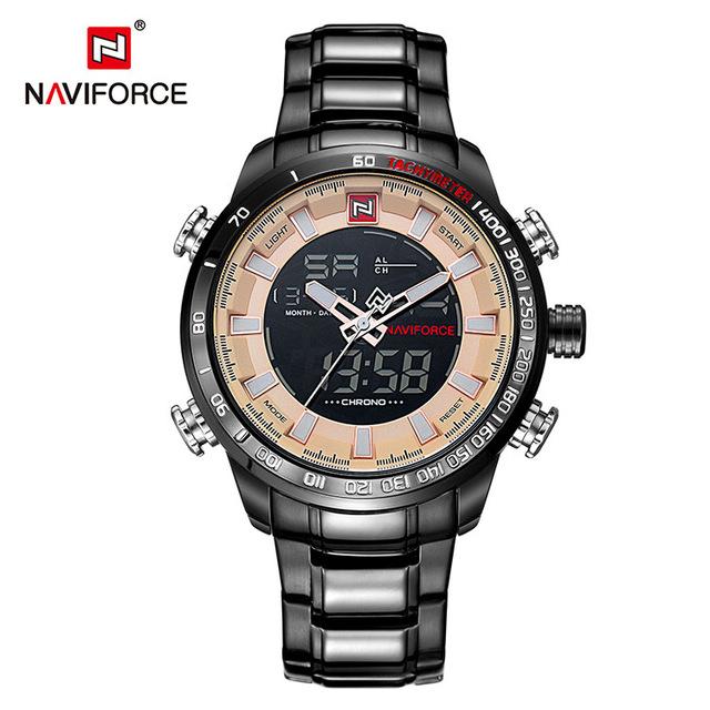 Waterproof male quartz watch NAVIFORCE 9093