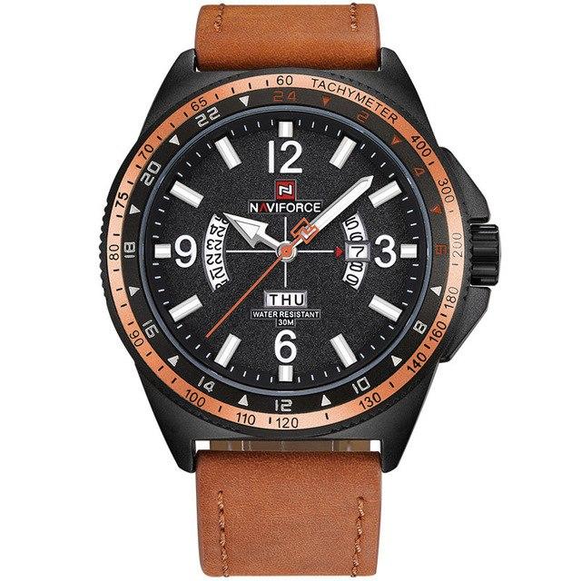 Waterproof male quartz watch NAVIFORCE 9103