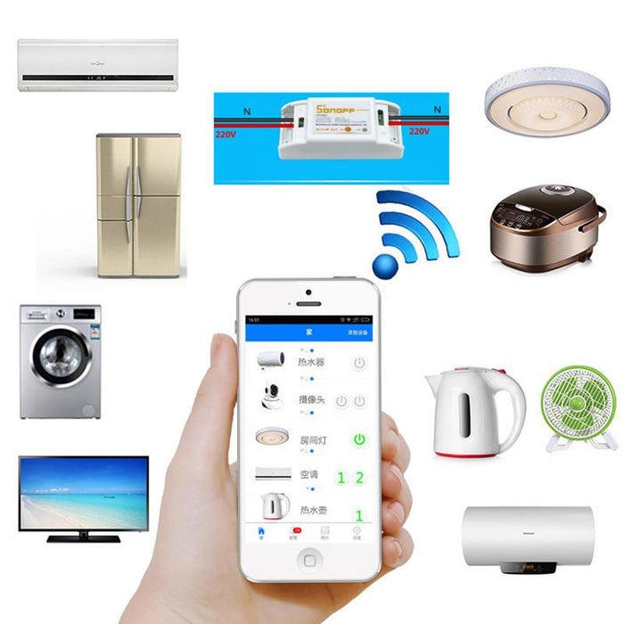 Smart key devices to a WiFi remote Sonoff 10A