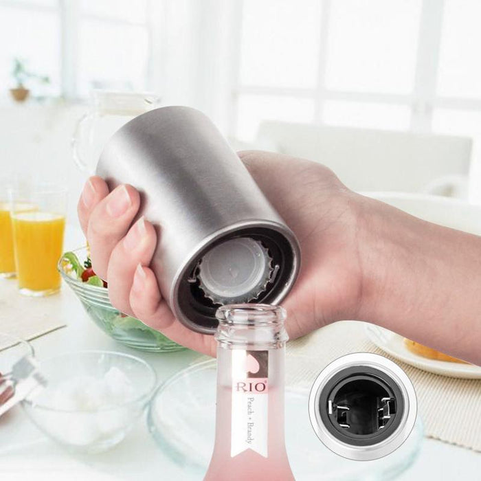 Automatic bottle opener stainless steel