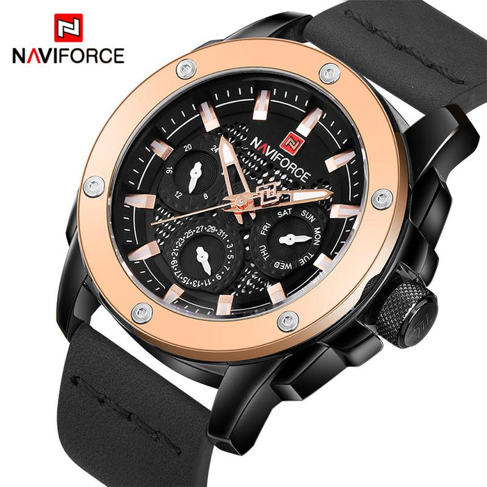 Waterproof male quartz watch NAVIFORCE 9116