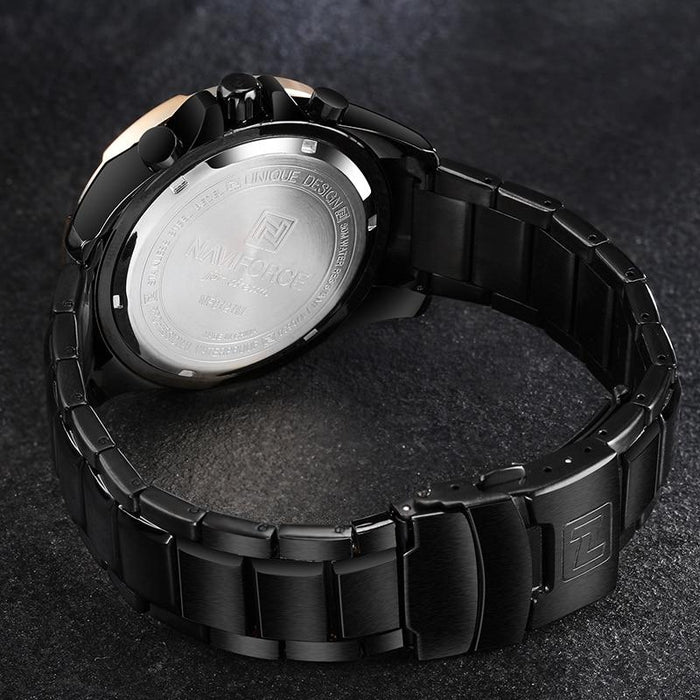 Waterproof male quartz watch with dual display NAVIFORCE 9120