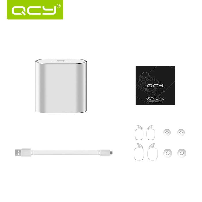 Bluetooth headset QCY T1 PRO TWS with Powerbank 750mAh