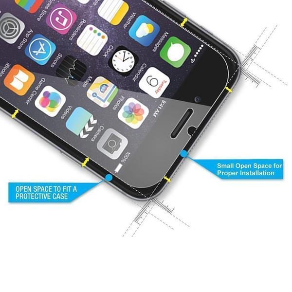 Glass Screen Protector for iPhone 2.5D Plus 8