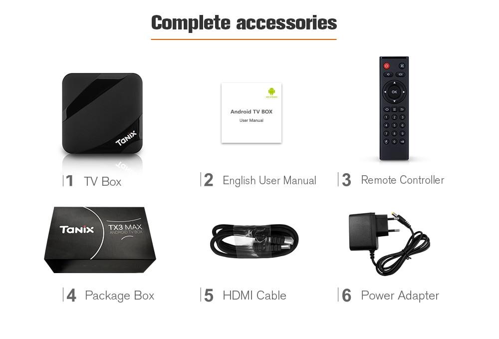 TV box Tanix TX3, Android 7.1, 2GB RAM, 16GB ROM, WiFi, Bluetooth 4.1