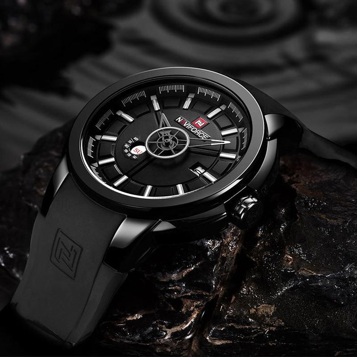 Waterproof male quartz watch NAVIFORCE 9107