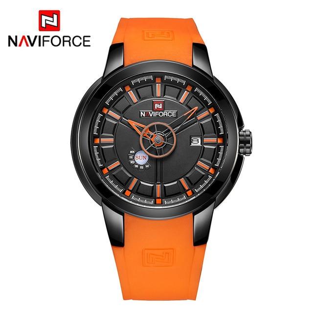 Waterproof male quartz watch NAVIFORCE 9107