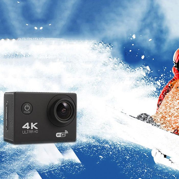 Sports Action Camera Furibee F60B accessories 4K, WiFi, 2.0 incha LCD, UHD, 8MP, 1080P / 30fps, Waterproof