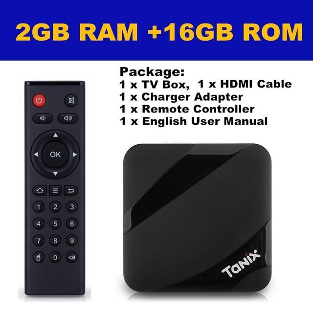 TV box Tanix TX3, Android 7.1, 2GB RAM, 16GB ROM, WiFi, Bluetooth 4.1