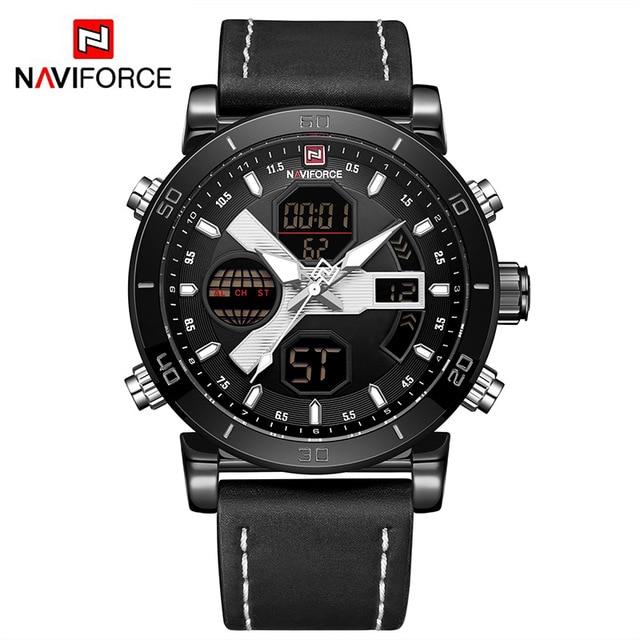 Waterproof male quartz watch NAVIFORCE 9132