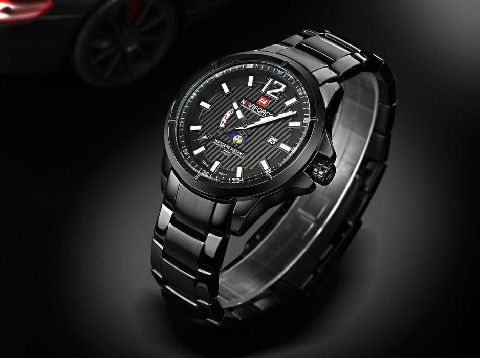 Waterproof male quartz watch NAVIFORCE 9084