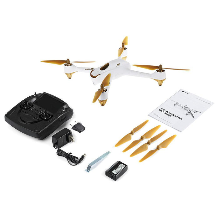 Drone Hubsan H501S X4 Pro 5.8G FPV with brushless motors and camera 1080P HD, GPS RTF mode tracking