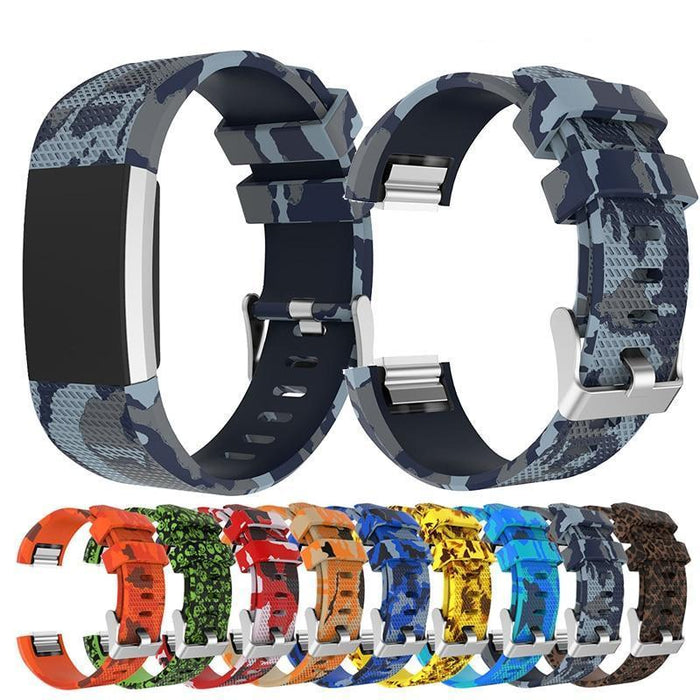 Camouflage silicone strap Fitbit Charge 2