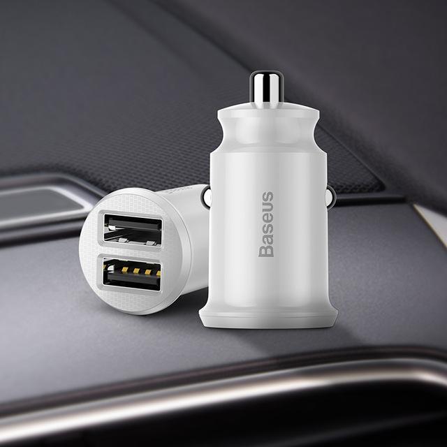 Smart mini USB car charger Baseus 3.1A Fast Charge