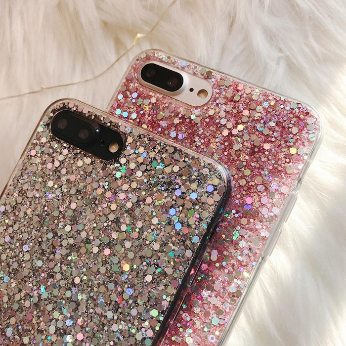 Sparkling case for iPhone 8