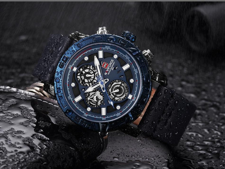 Waterproof male quartz watch NAVIFORCE 9139B