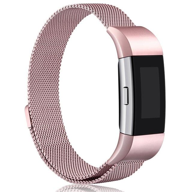 Bracelet Milan stainless steel, magnetic, for Fitbit Charge 3