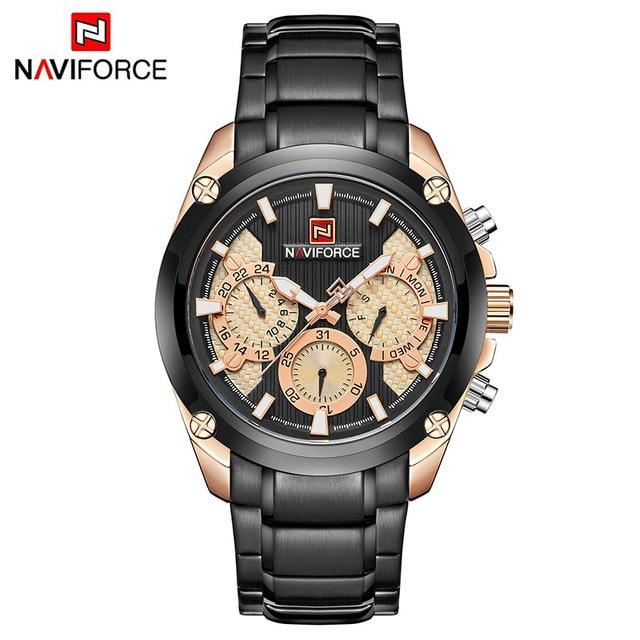 Waterproof male quartz watch NAVIFORCE 91,139