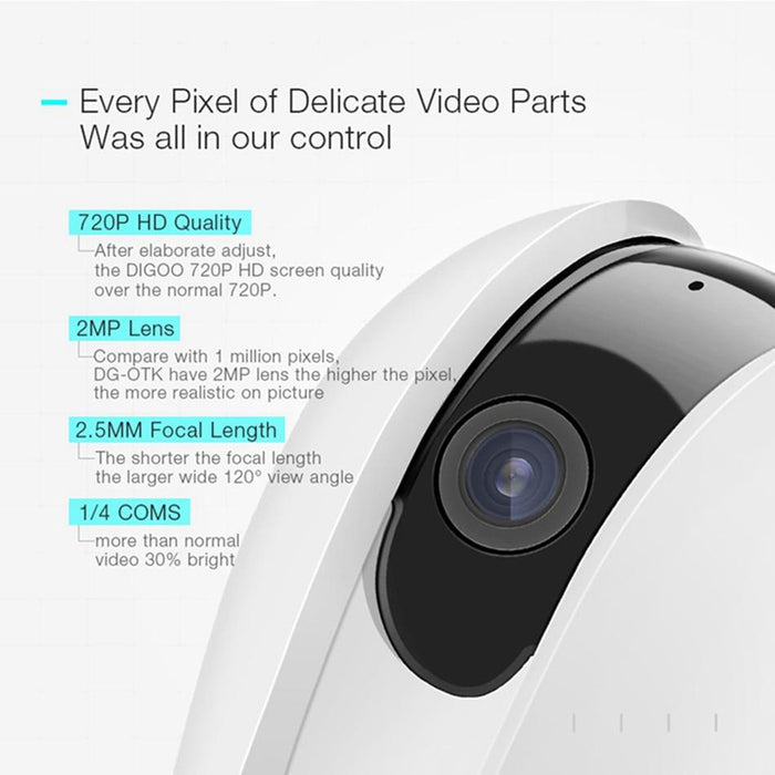 IP camera with night vision Digoo DG-OTK 720P 2MP WIFI SD card