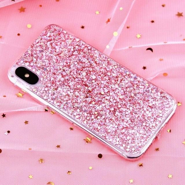 Sparkling case for iPhone XS