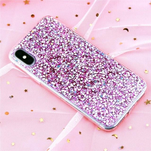 Sparkling case for iPhone XR