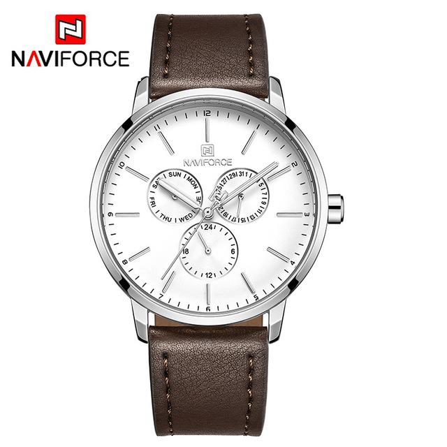 Waterproof male quartz watch NAVIFORCE 3001