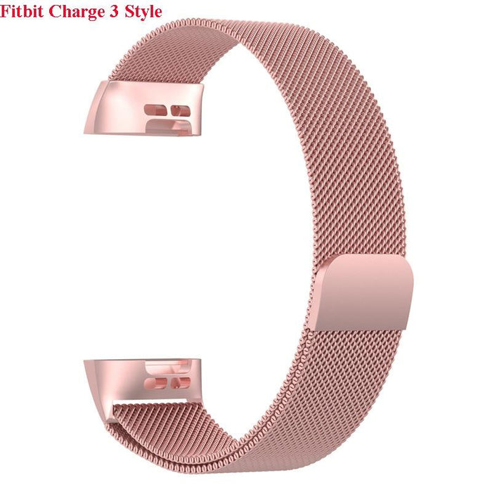 Bracelet Milan stainless steel, magnetic, for Fitbit Charge 3