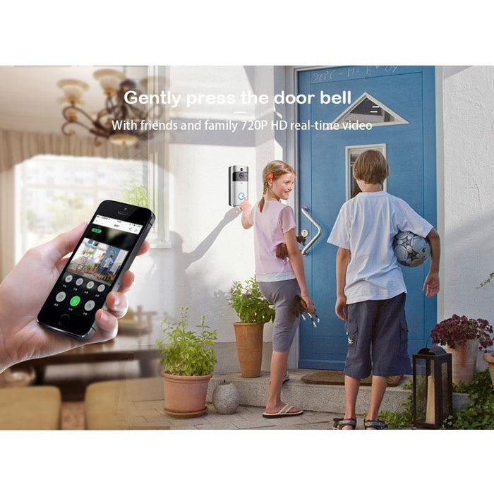 Video intercom bell Homesek 720P intercom connection with a smartphone, night vision, motion detector