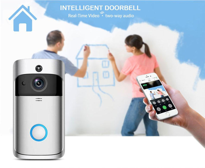 Video intercom bell Homesek 720P intercom connection with a smartphone, night vision, motion detector