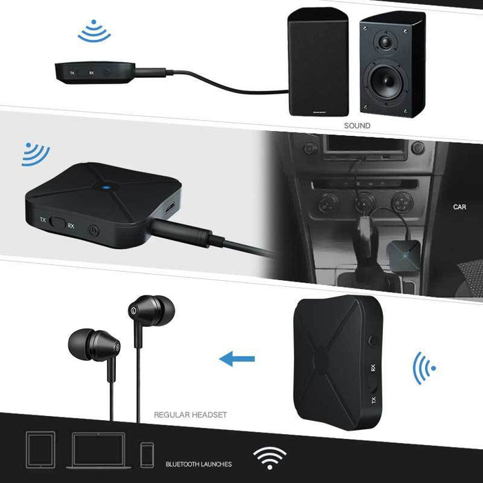 2in1 Bluetooth Transmitter and Receiver for TV, computer or car