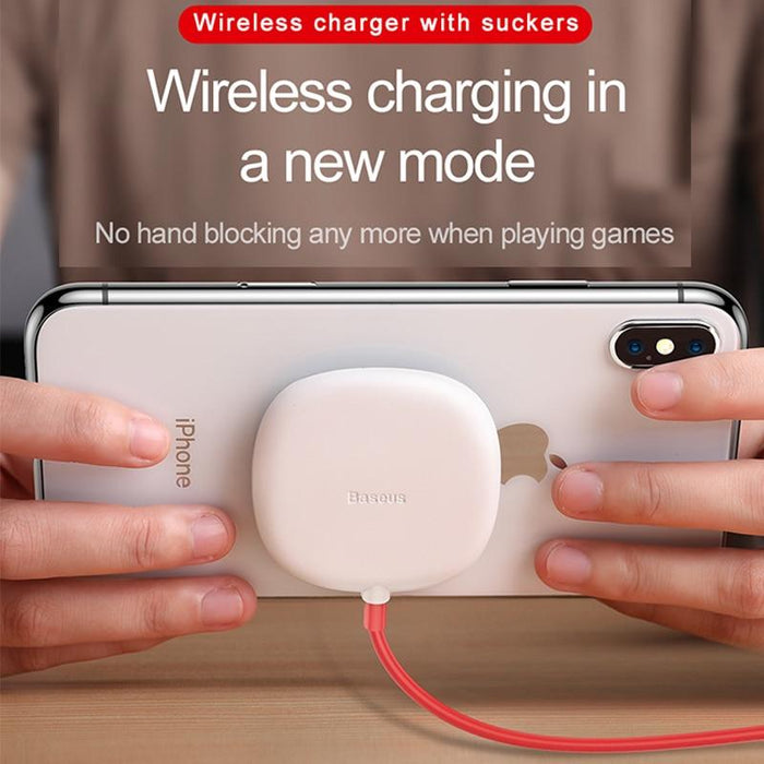 Baseus Spider wireless charger vacuum for iPhone, Samsung, Huawei and others.