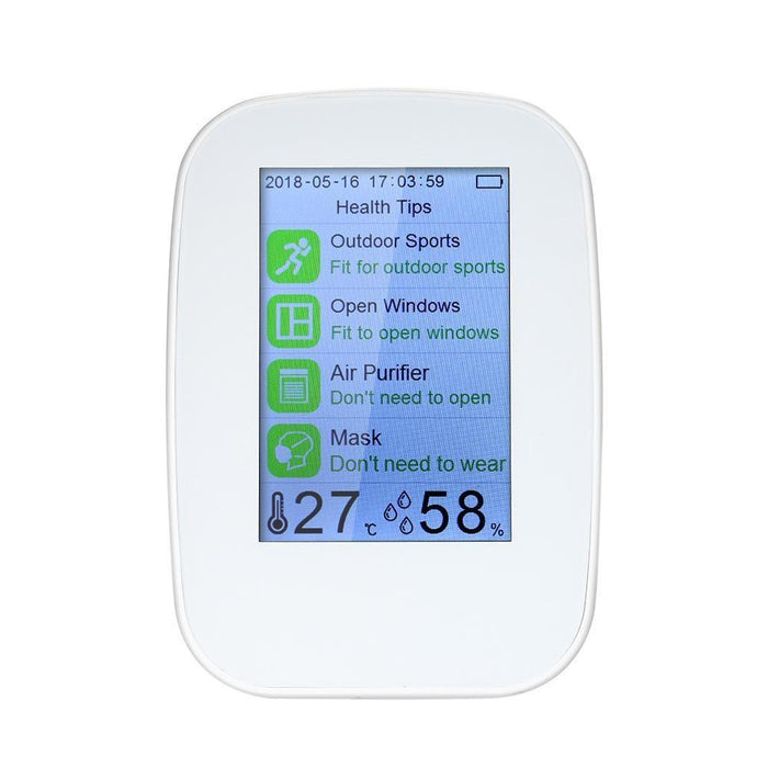 Digital Analyzer air quality laser PM2.5 detector. gas tester, temperature, humidity PM2.5 / HCHO / TVOC tester CO2