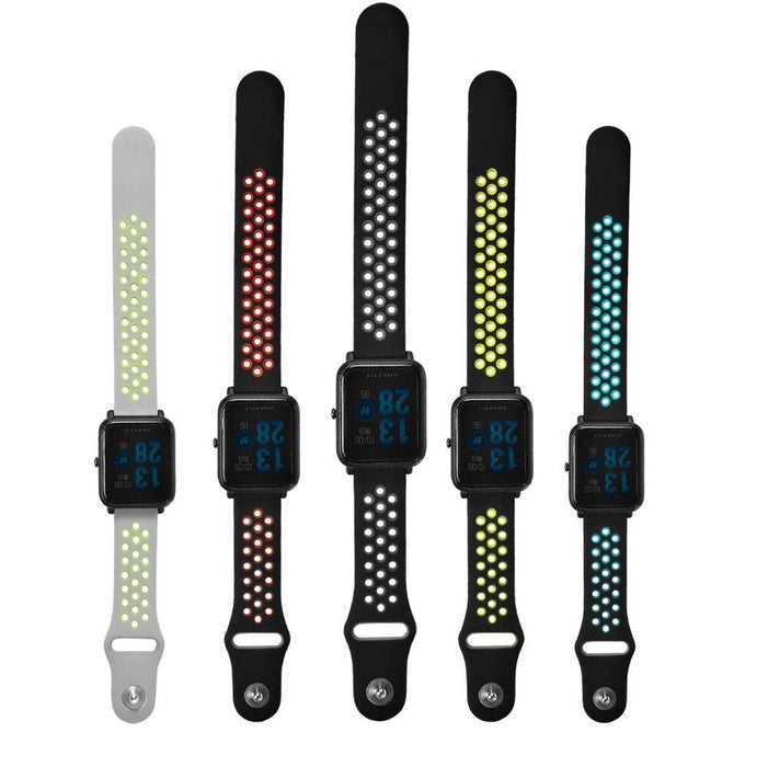 Two-tone breathable silicone strap Xiaomi Huami Amazfit Bip