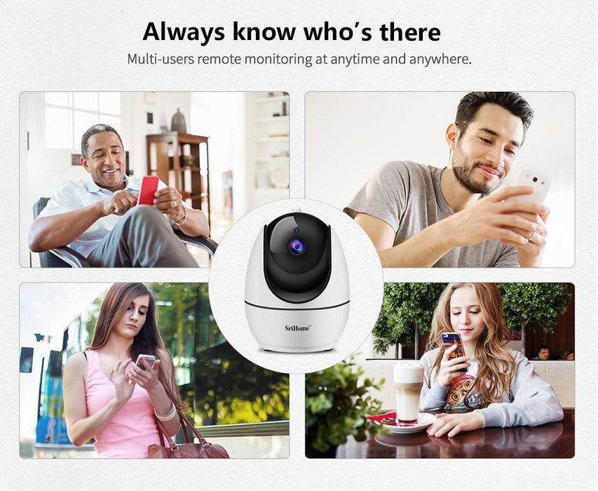 IP camera Sricam SriHome SH026 1080P HD WiFi CCTV SD Card Night Vision