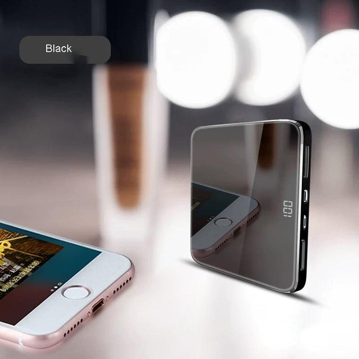 Mini external battery LEMFO, mirror, for iPhone, Samsung, Hiaomi