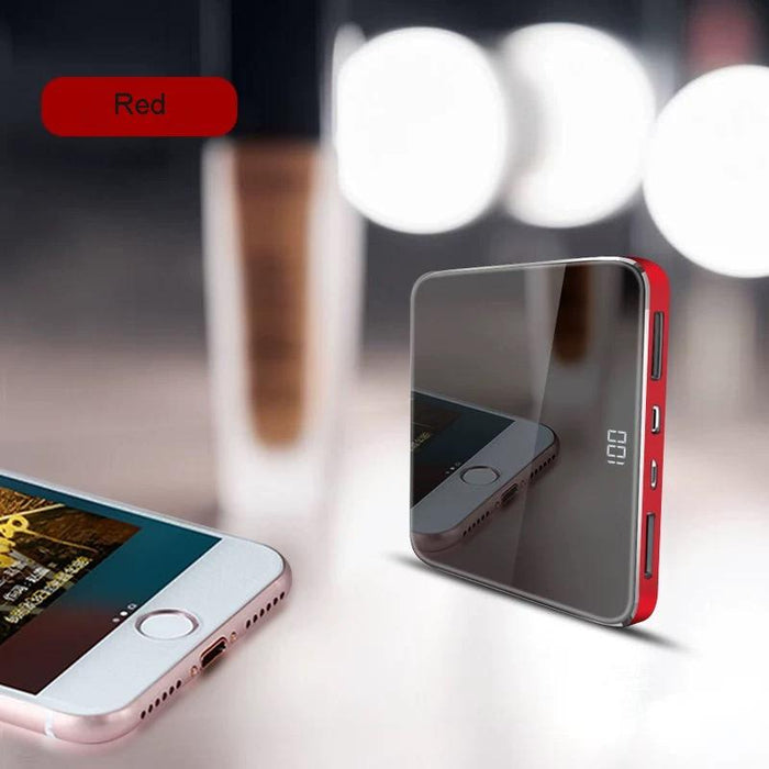 Mini external battery LEMFO, mirror, for iPhone, Samsung, Hiaomi