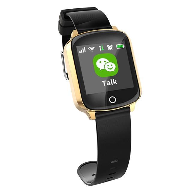 Smart watch elderly D200 screen with 1.54 '', SIM card, GPS tracking, SOS calls, pulse, blood pressure, alarm falling