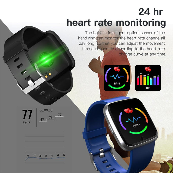 Smart fitness watch Vektros Y77 waterproof IP67 Pulse, pedometer, blood pressure