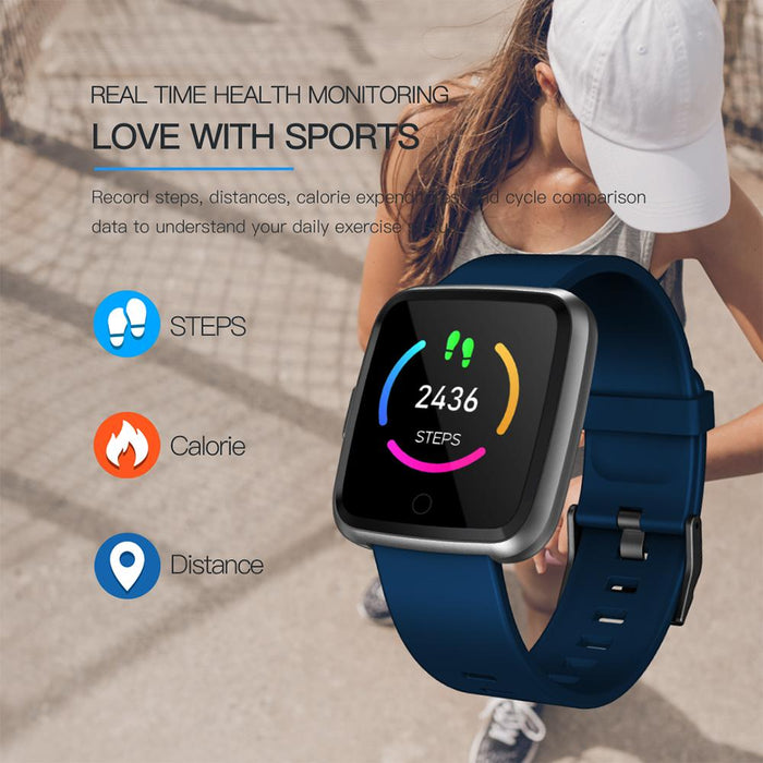 Smart fitness watch Vektros Y77 waterproof IP67 Pulse, pedometer, blood pressure