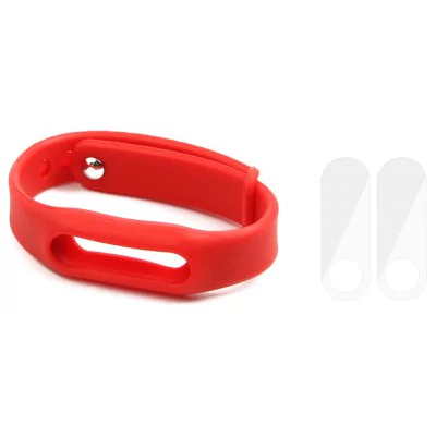 Silicone strap and 2 pieces of screen protector Xiaomi Mi Band 2