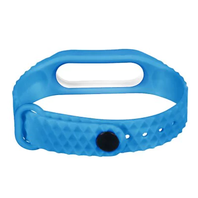 Blue white strap of thermoplastic elastomer for Xiaomi Mi Band 2