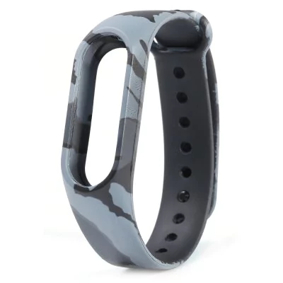 Camouflage strap of thermoplastic elastomer for Xiaomi Mi Band 2