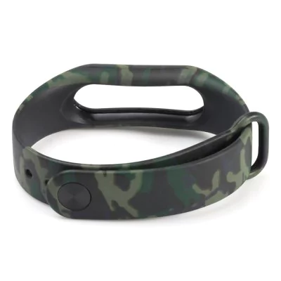 Camouflage strap of thermoplastic elastomer for Xiaomi Mi Band 2