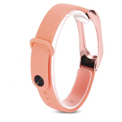 Strap of a thermoplastic elastomer with the metal body to Xiaomi Mi Band 2