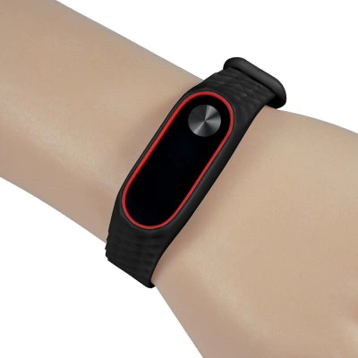 Dichromatic strap of thermoplastic elastomer for Xiaomi Mi Band 2