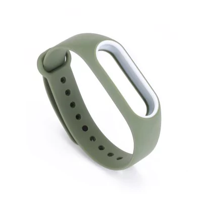 Dichromatic strap of thermoplastic elastomer for Xiaomi Mi Band 2