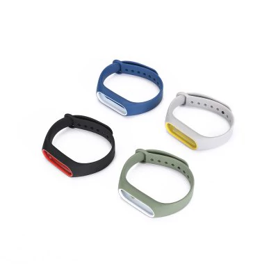 Dichromatic strap of thermoplastic elastomer for Xiaomi Mi Band 2