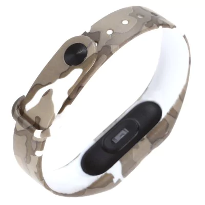 Camouflage brown strap of thermoplastic polyurethane Xiaomi Mi Band 2